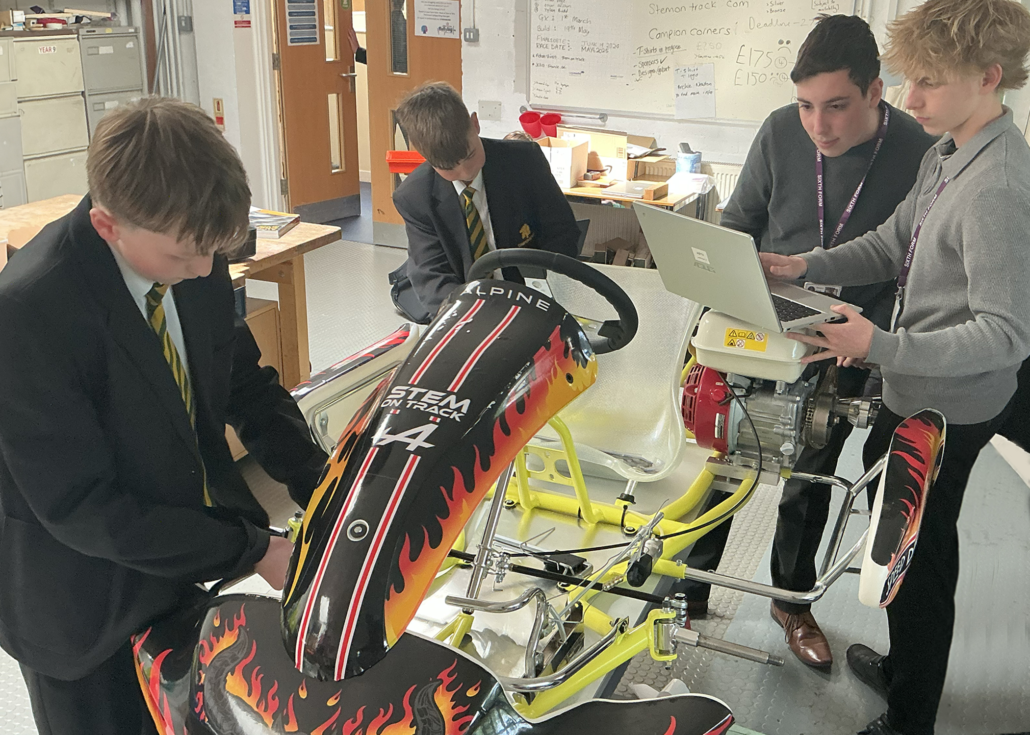 Campion School's 'Speed Demons' Gear Up for National STEM Challenge with Alpine F1