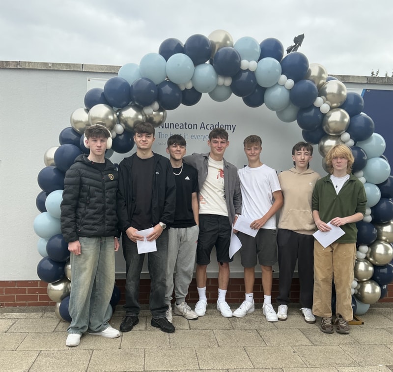 Nuneaton Academy Students Awarded Array of Top Grades 