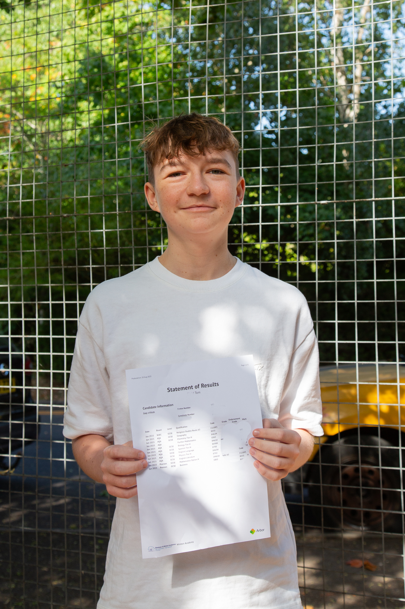 Winton Academy Celebrates Stellar Year of GCSE Success